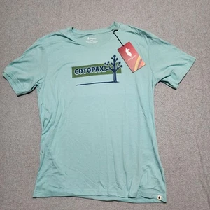 Camiseta orgánica Cotopaxi Hello Desert azul para hombre XL logotipo de vidrio marino nueva con etiquetas $35 - Imagen 1 de 9