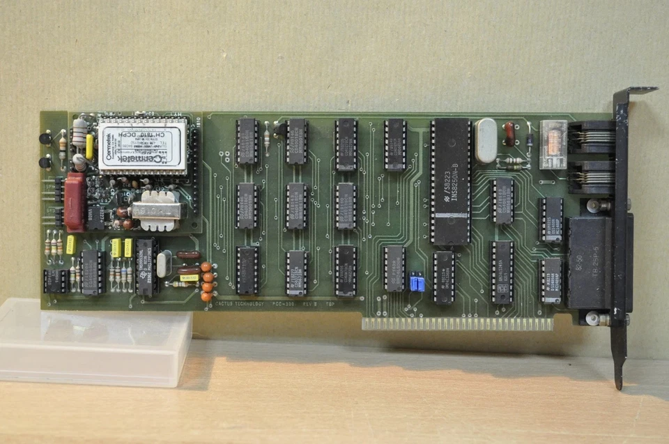 Cactus Technology PCC-300 REV B, SB223, Cermetek module, Modem Card - Image 1 of 1