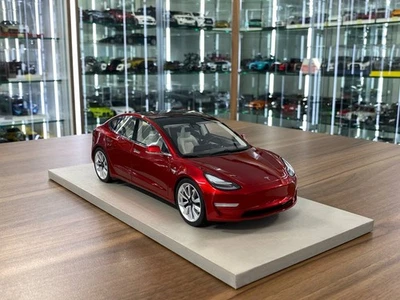 Tesla Model 3 LS Collectibles Red Ltd 500 Collector Edition [1/18 Resin] - Image 1 of 4