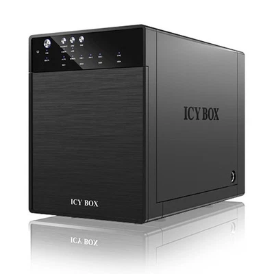 4 Bay ICY BOX IB-3640 External JBOD system for 3.5" SATA HDDs with USB 3.0 & eSA - Image 1 of 4