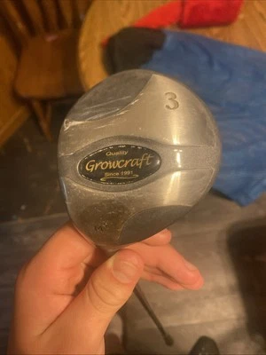 Club de Golf Growcraft Calidad 14 Grados 3 Madera con Cubierta Roja Foto 1 de 4