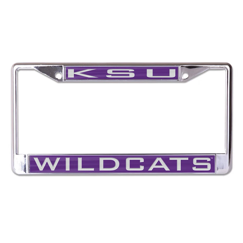 Kansas State Wildcats License Plate Frame - Inlaid - Special Order - Image 1 of 1