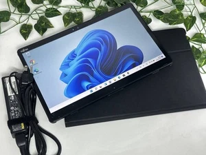 Fujitsu ARROWS Tab Q738/SE Core i3 7130U 2.7GHz SSD 128GB RAM 4GB Win 11 - Picture 1 of 6