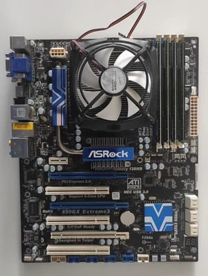 Retro AM3 Bundle | ASRock 890GX Extreme3 | Phenom II X4 955 | 16 GB RAM | Kühler - Bild 1 von 4