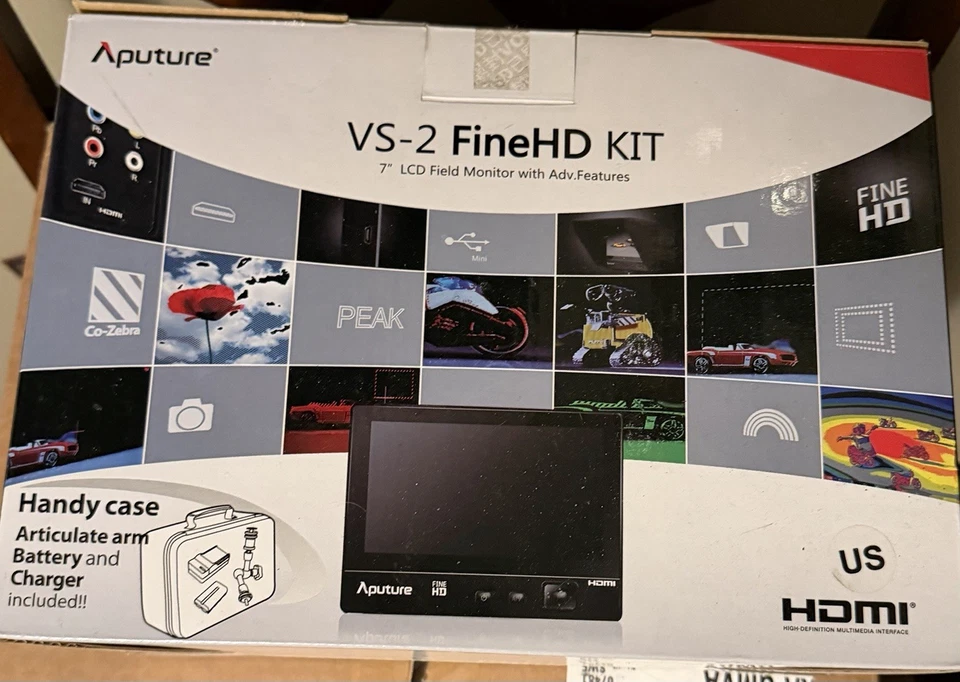 Kit APUTURE VS-2 FineHD - 7" LCD Monitor de Campo con Características Adv. Foto 1 de 1
