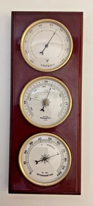 Ambient Weather YG315 Cherry Finish Dial Traditional Weather Station - Picture 1 of 14