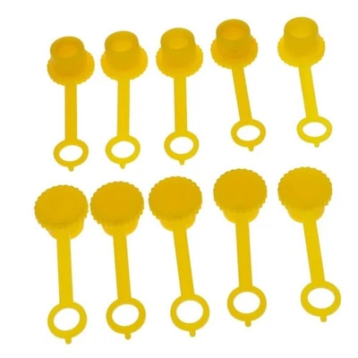 10x Kappe gelb für Bremssattel Entlüfterschraube M10 Bremsenentlüfter - Bild 1 von 4