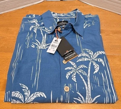 Quicksilver Waterman Comfort Collection Shirt Mens M Surf Beach Cali OG Resort - Image 1 of 4