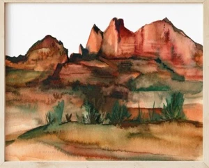 Arizona Desert Painting Print - Picture 1 of 5