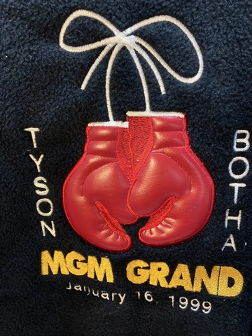 Vtg 1999 Mike Tyson Botha Fight Fleece Jacket Promo Heavyweight Boxing NOS NWT Cover