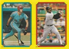 1988 O-Pee-Chee Stickers (and Sticker Backs) Pick From List 108-300