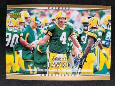 2007 Upper Deck Limited Edition Brett Favre GOLD card #34 - Image 1 of 2