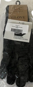 Women's Gloves CC Exclusives Black Cable Touchscreen Compatible Gloves NEW - Picture 1 of 14