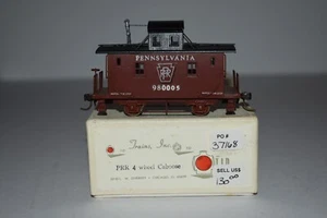 Escala HO TID Trains Inc Pennsylvania cúpula de 4 ruedas latón caboose 980005 C40985 - Imagen 1 de 3