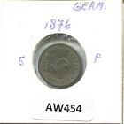 5 PFENNIG 1876 F GERMANY Coin #AW454.G