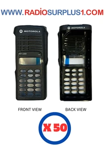 50 x Motorola HT1250 FKP solo plástico carcasa - negro - 1580666Z02 - Imagen 1 de 1