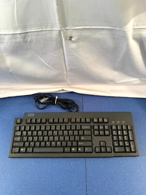 VTG IBM KB-7953 Mechanical Keyboard Black Wired PS/2 QWERTY Standard | UNTESTED - Image 1 of 4