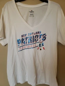 Camiseta New England Patriots Talla Mujer 2XL NFL Fútbol Majestuosa NFL Retroceso - Imagen 1 de 2