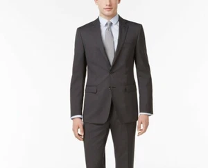 Calvin Klein Men's Extreme Slim Fit Two Button Micro Pinstripe Blazer Sz. 46R - Picture 1 of 1