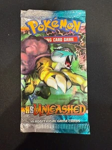 HeartGold SoulSilver: Unleashed 10-Card Raikou-Art Pokemon Booster Pack Sealed - Picture 1 of 2
