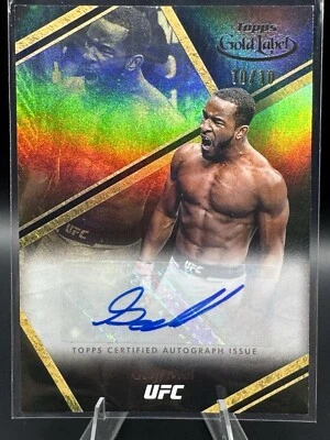 2024 Topps Gold Label  Auric Autograph - Black Foil 10/10 Geoff Neal AUA-GNL - Image 1 of 2