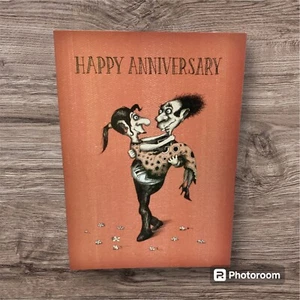 Happy Anniversary Husband Wife Him Her Friend Funny Greeting Card Boyfriend - Picture 1 of 3
