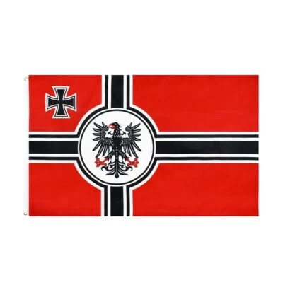 Bandera de guerra del Imperio Alemán 3x5 pies Alemania Reich guerra águila bandera coleccionistas decoración Foto 1 de 4