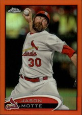 2012 Topps Chrome Orange Refractors #88 Jason Motte