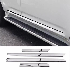 Chrome Door Body Side Molding Trims Cover For Toyota Land Cruiser LC300 2022-23 - Picture 1 of 12