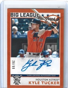 KYLE TUCKER 2020 TOPPS BIG LEAGUE AUTOGRAPH AUTO #26/99 -ASTROS!! - Picture 1 of 1