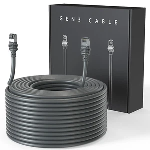 100FT Waterproof Extension Cable for Starlink Gen 3 Satellite System - Afbeelding 1 van 12