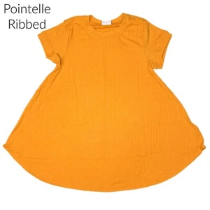 KLEINES ERIKA LuLaRoe ~ MASSIVES DUNKELGOLDGELB ~ Swing-Top; Größen 4-6; neu mit Etikett - Bild 1 von 2