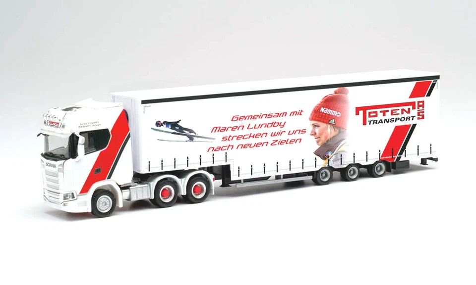 HERPA 313988 - Scania CS 20 HD 6x4 Meusburger "Toten Transport" 1:87 - Immagine 1 di 1