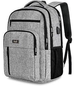 Backpack for Women Men, 15.6 inch Laptop Backpack with USB Charging, Anti 