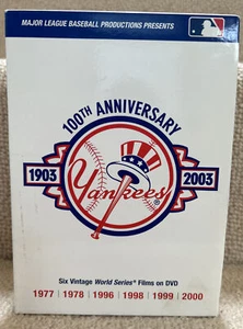 Yankees 100th Anniversary 1903-2003 Vintage World Series Films 6 Disc DVD NEW - Picture 1 of 6