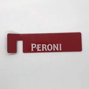 Red Metal Peroni Bottle Cap Utility Opener 6" x 1.5" Beer and Soda bottle opener - Picture 1 of 1