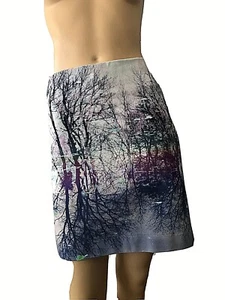 PAUL SMITH SCENE PRINT-LINE MINI SKIRT SIZE 40 - Picture 1 of 10
