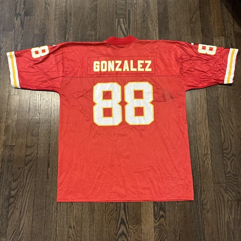 Kansas City Chiefs Tony Gonzalez jersey XL Puma red vintage Cover