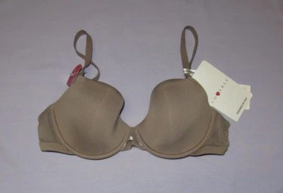 ADORABLE SUJETADOR 32B CON AROS DE BARRO SIN RELLENO COPA SUAVE NUEVO CON ETIQUETAS ULTRA LIGERO Foto 1 de 2