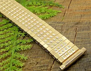 JB Champion Vintage Pre-Owned Watch Band Expansion Rolled Gold Plate 16mm-21mm - Picture 1 of 4