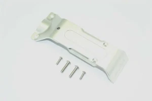 GPM Silver Aluminum Rear Skid Plate Set for Traxxas E-Revo 2.0 Brushless - Picture 1 of 2