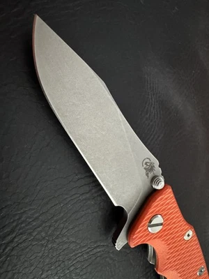 NUEVA Cortadora Hinderer Eklipse 3.5” Tri-Way Battle Bronce y Naranja G-10 S45VN Foto 1 de 4