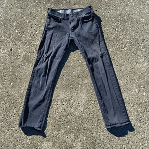 Lee Men's Black Jeans 29x30 Stretch Straight Fit Cotton Spandex Mexico 5 pocket - Picture 1 of 6