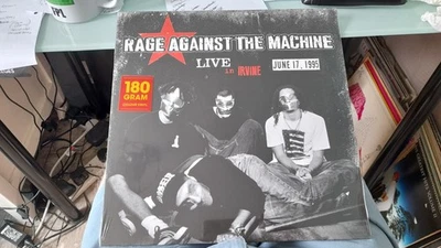 RAGE AGAINST THE MACHINE - LIVE IN IRVINE JUNE 17, 1995. 180 GRAM COLOUR VINYL - Image 1 of 2