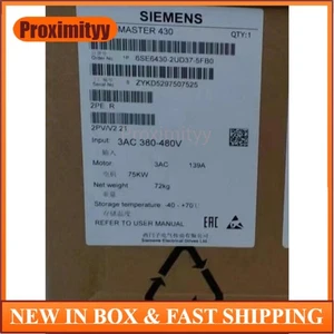 New Siemens 6SE6430-2UD37-5FB0 6SE6 430-2UD37-5FB0 MICROMASTER430 without filter - Picture 1 of 7
