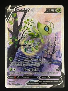 Pokémon - Celebi v(Alt) - 245/264 Fusion Strike - Alternate Full Art - Near Mint - Picture 1 of 2