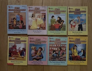 Lot 8 The Babysitters Club 1-8 Book Collection Set Series By Ann M. Martin - Imagen 1 de 4