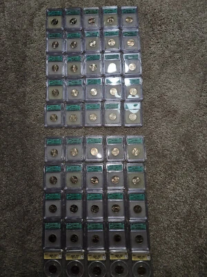 🌟 1999-2008-P Philadelphia State Quarters ICG MS67 Full Set 50 Coins w/Delaware - Image 1 of 4