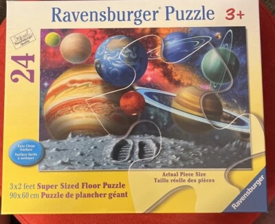 Ravensburger 24~Pc Super~Sized Floor Puzzle Ages 3+ STEPPING INTO SPACE~~NIB!! - Image 1 of 4