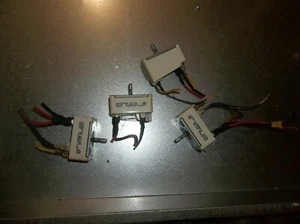 HOTPOINT RANGE SET OF TOP BURNER SWITCHES WB24T10025 /29 FROM  MODEL RB757WH1WW - Picture 1 of 2